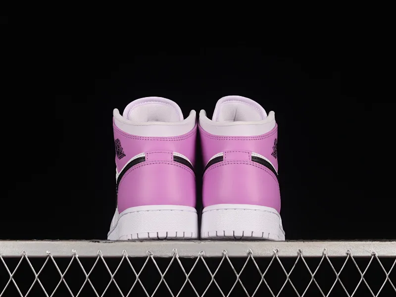 All categories Air Jordan Jordan series basketball shoes Air Jordan 1 Mid G version pure original Air Jordan 1 Mid GS AJ1 Joe 1 gradient grape purple mid-top basketball shoes DQ8423-501